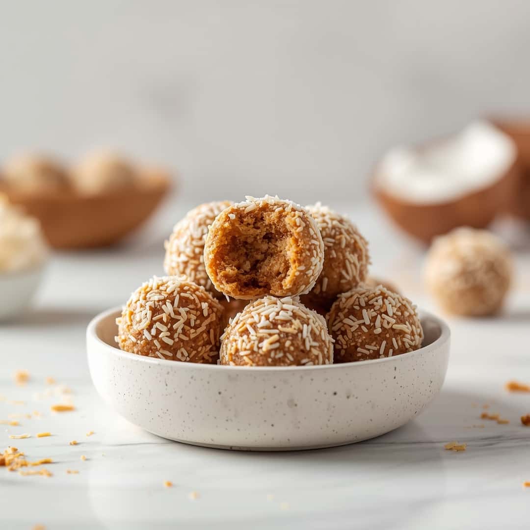 Keto Coconut Protein Balls