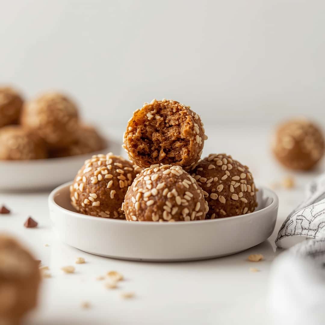 Keto Low Carb Energy Oatmeal Balls