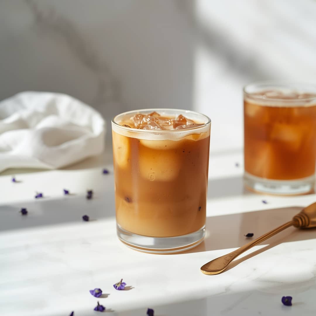 Lavender Honey Iced Coffee