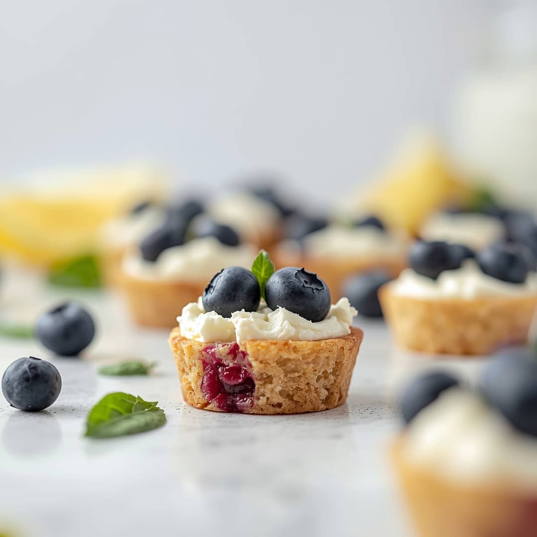 Lemon Blueberry Cottage Cheese Bites