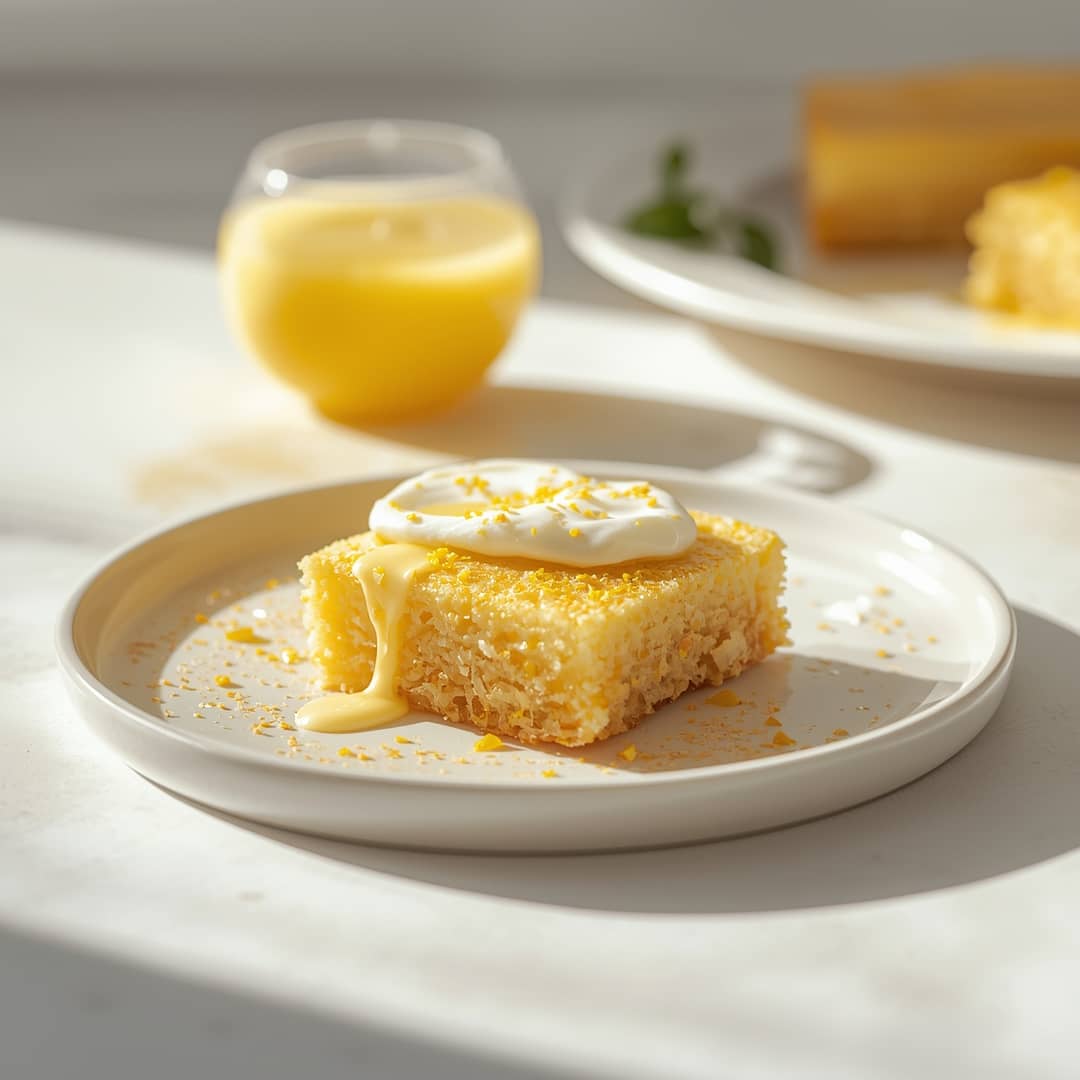 Lemon Yogurt Breakfast Cake Bright Fluffy