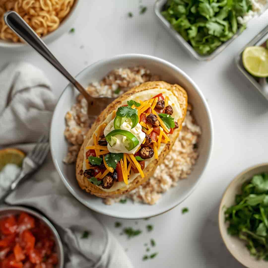 Loaded Potato Taco Bowl Meal Prep