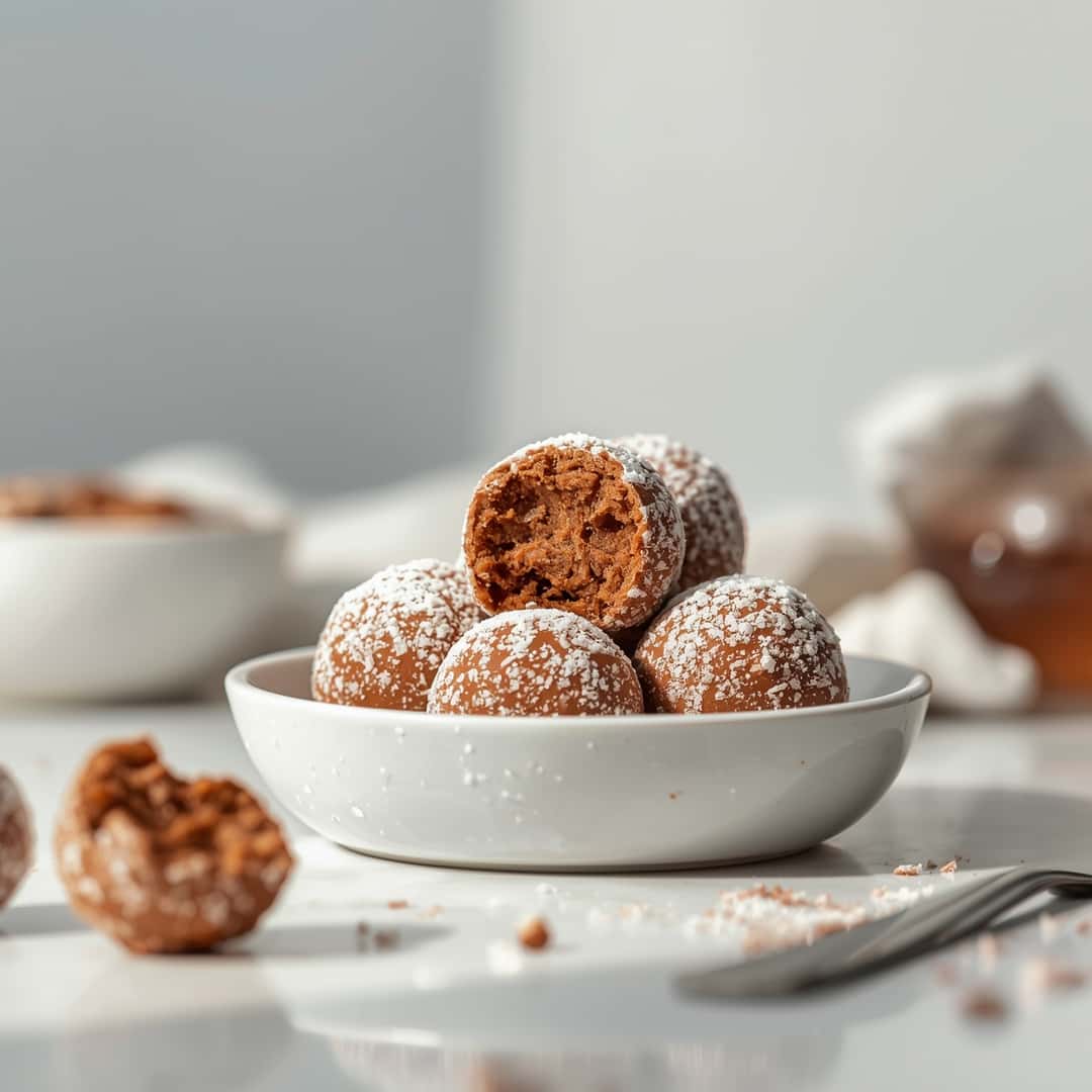 Low Calorie Biscoff Protein Balls