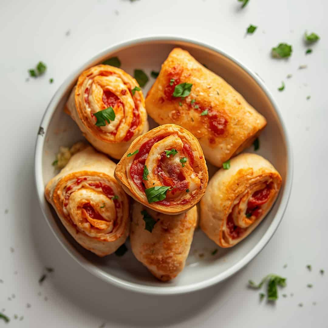 Low-Calorie Pizza Rolls
