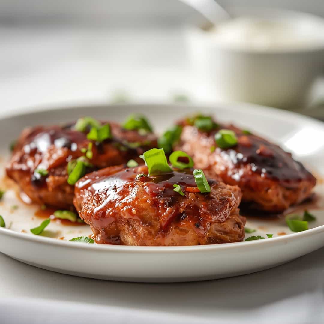 Low Carb BBQ Chicken Thighs 2 Low Carb BBQ Chicken Thighs