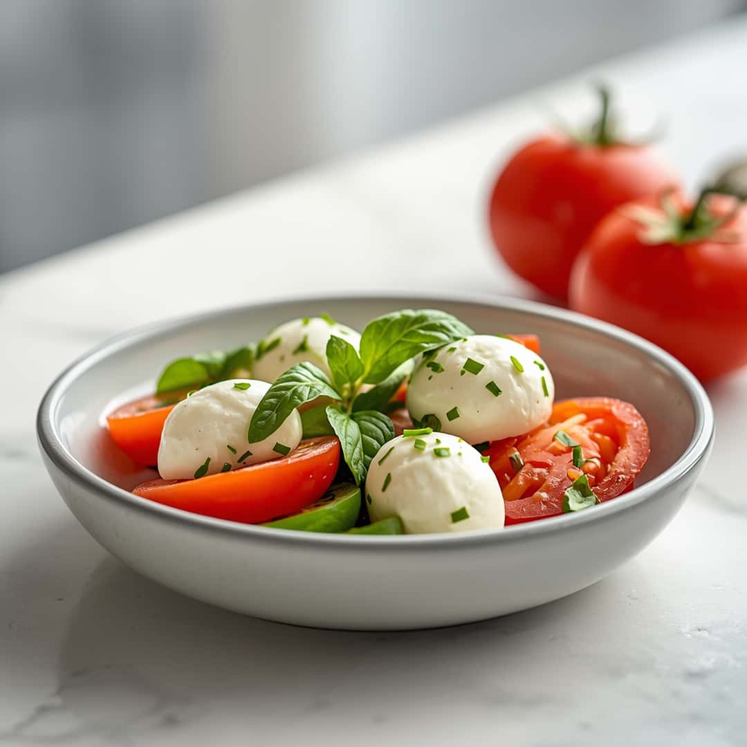 Must Try Tomato Cucumber Mozzarella Salad