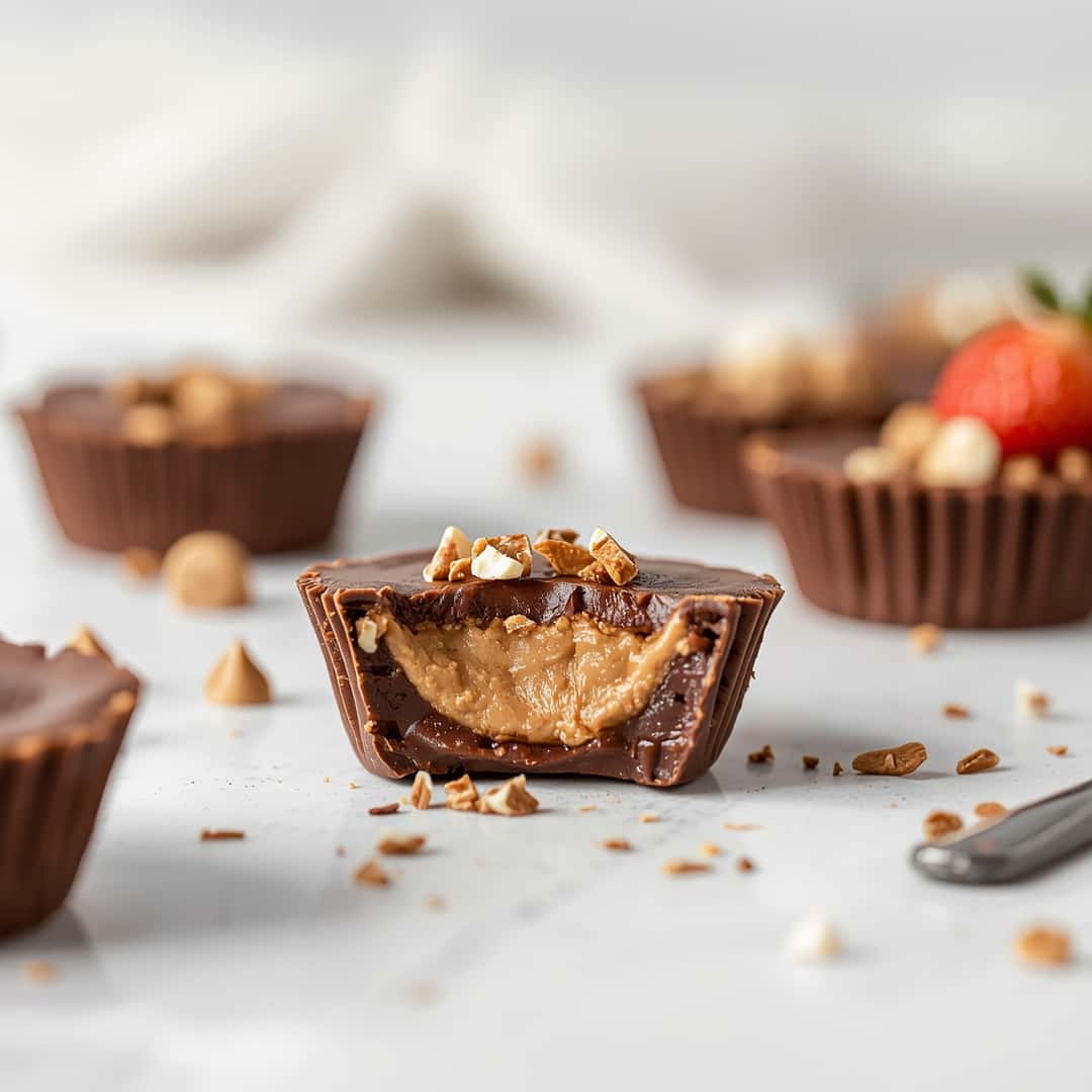 No-Bake Peanut Butter Protein Cups