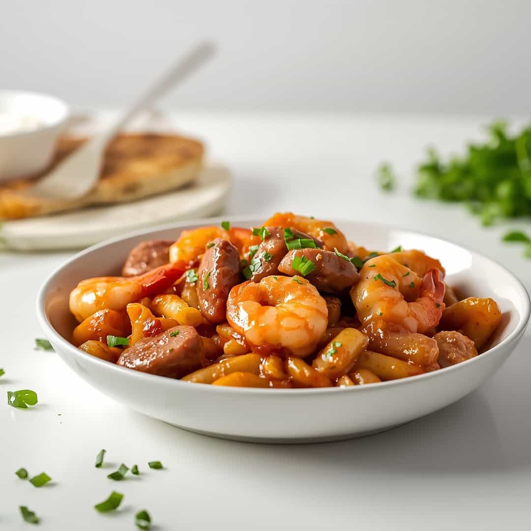 One Pot Shrimp and Sausage Jambalaya