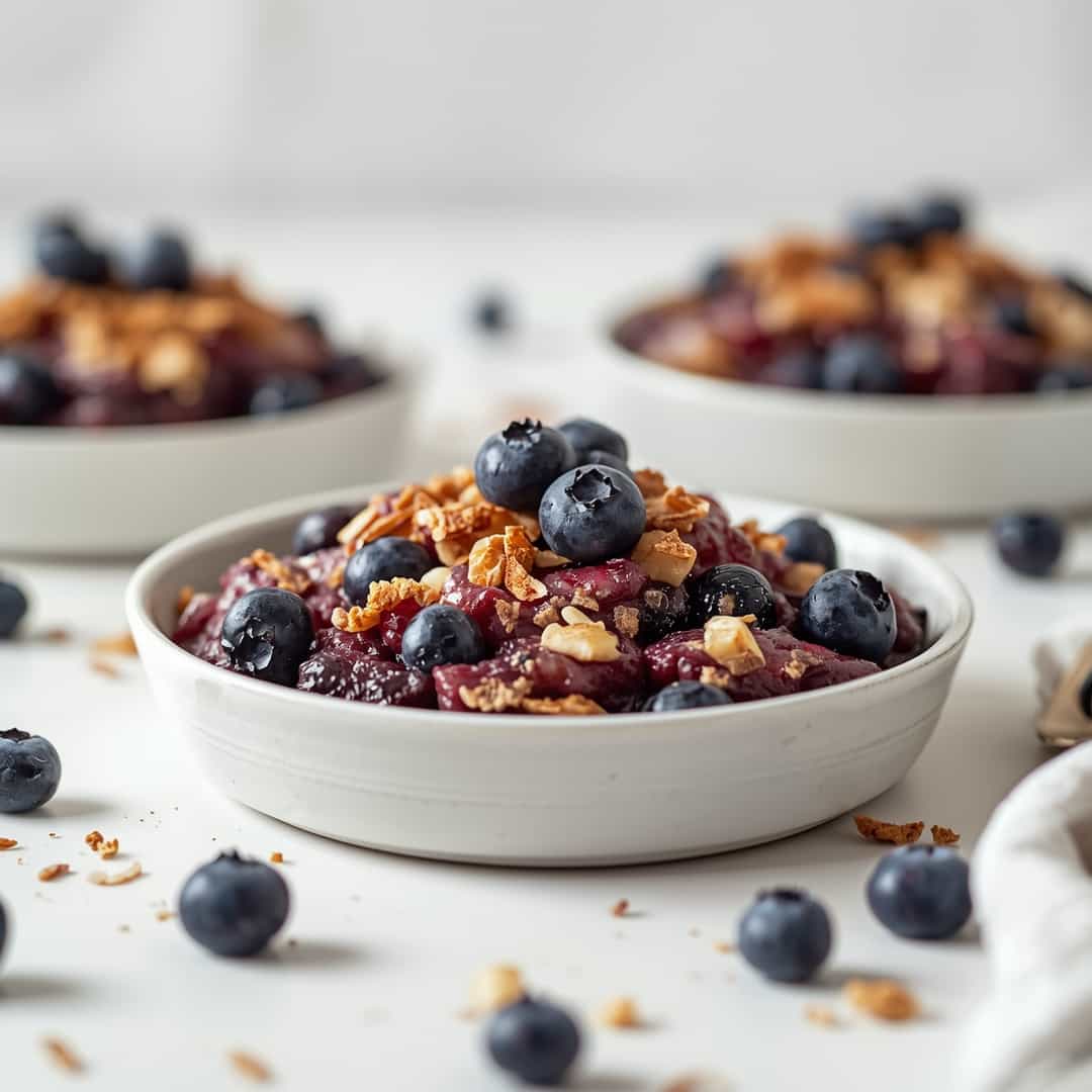 Overnight Blueberry Baked Oatmeal
