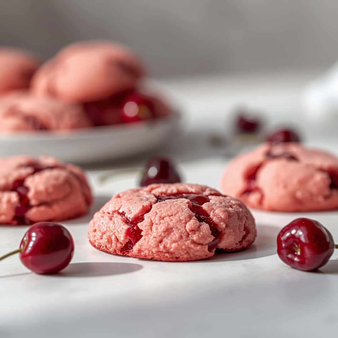 Pink Cherry Cookies