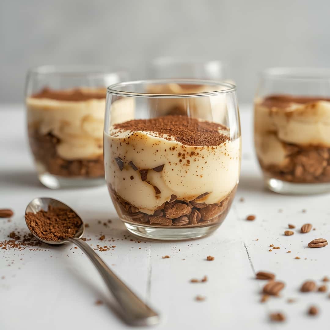 Protein Tiramisu Pudding