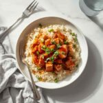 Quick Healthy Honey BBQ Chicken Rice