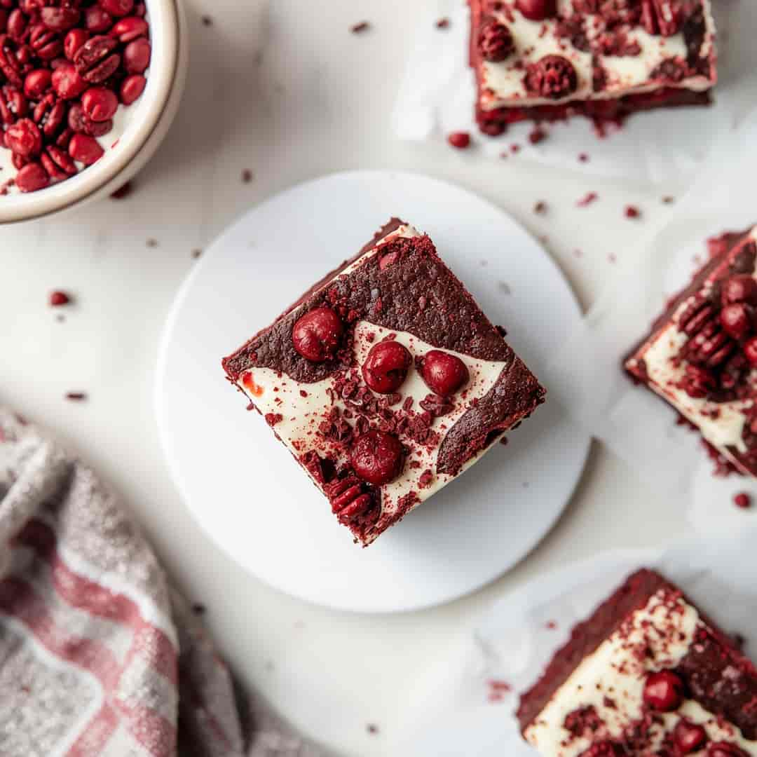 Red Velvet Cookies Cream Brownies Recipe