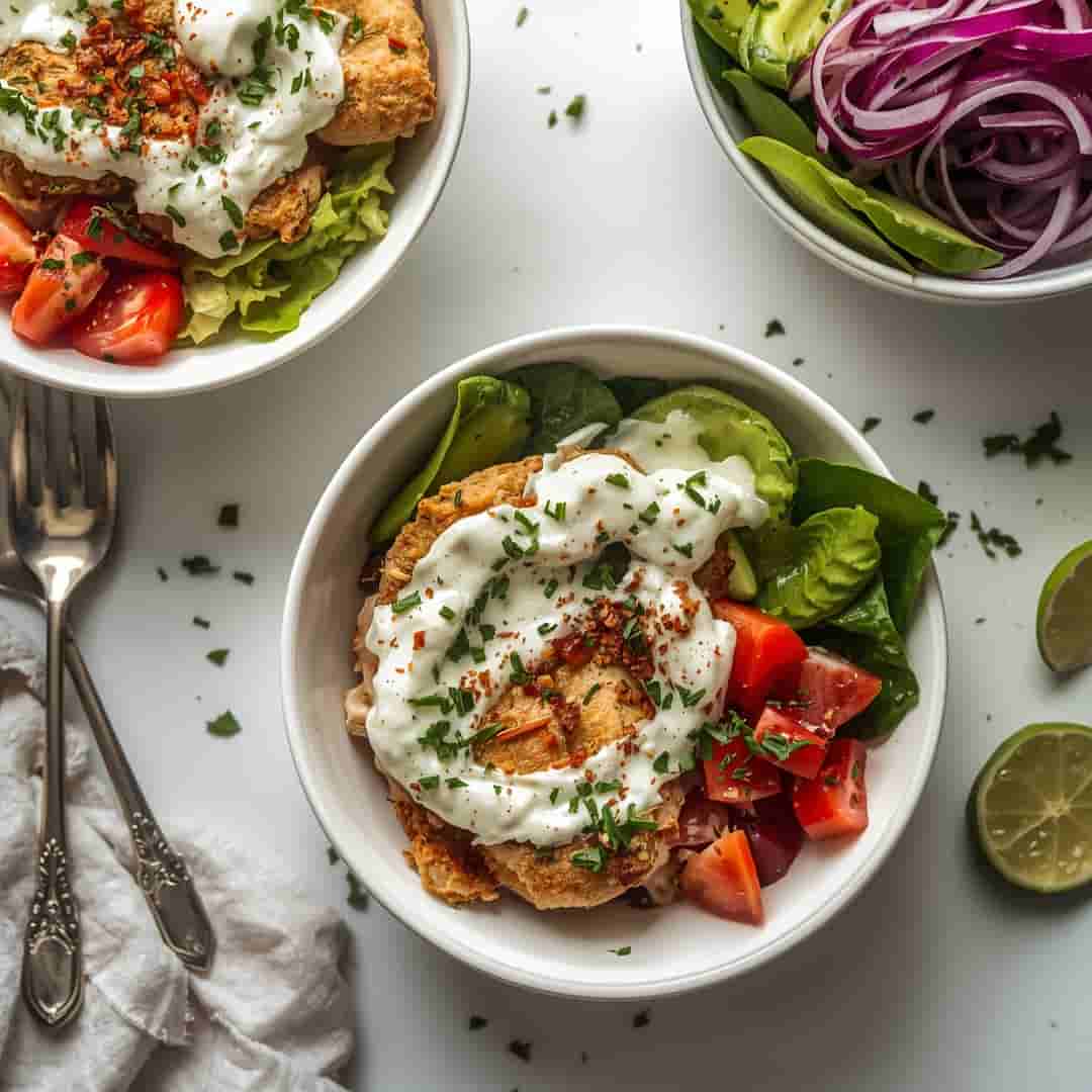 Refreshing Chicken Tzatziki Bowls