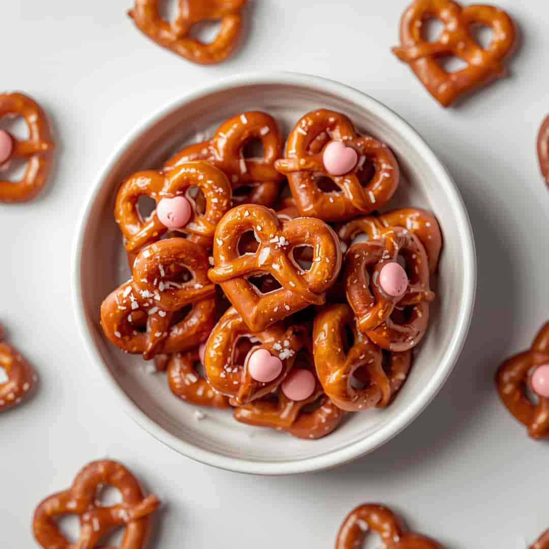 Rolo Pretzels Valentine's Day Candy 2 Rolo Pretzels Valentine's Day Candy