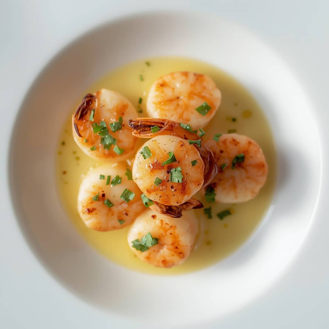 Scallops Shrimp Garlic Butter Sauce
