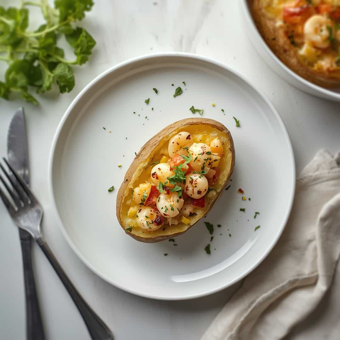 Seafood Stuffed Potatoes Recipe 2 Seafood Stuffed Potatoes Recipe
