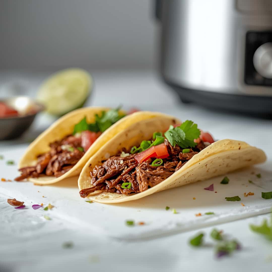 Slow Cooker Brisket Tacos