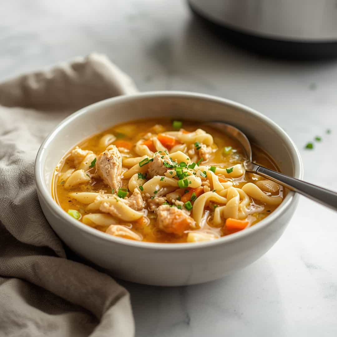 Slow Cooker Chicken Noodle Soup 2 Slow Cooker Chicken Noodle Soup