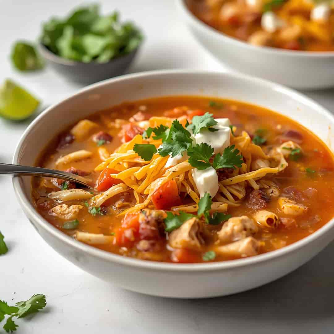 Slow Cooker Chicken Tortilla Soup