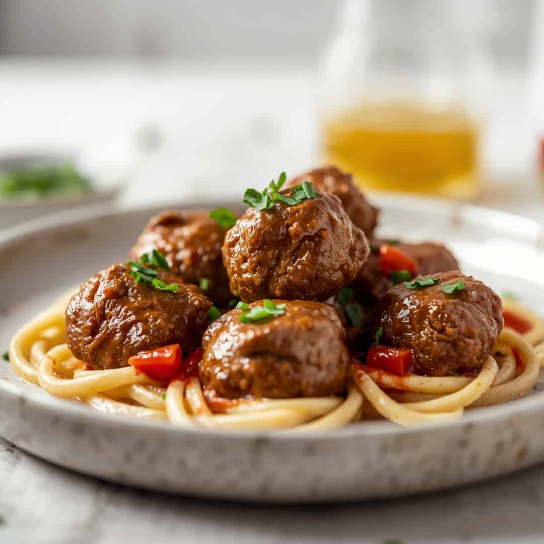 Slow Cooker Garlic Butter Beef Bites