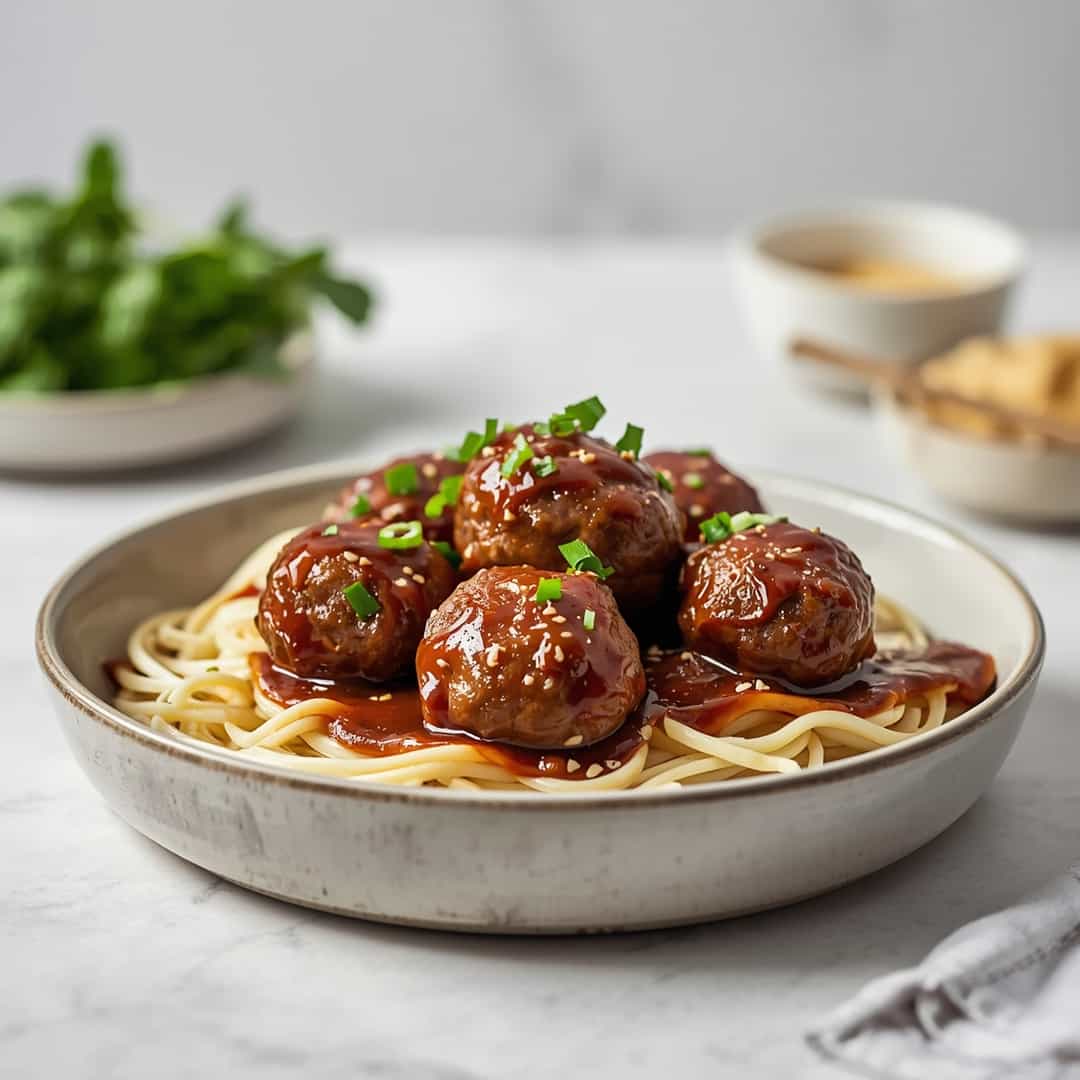 Slow Cooker Teriyaki Meatballs 2 Slow Cooker Teriyaki Meatballs