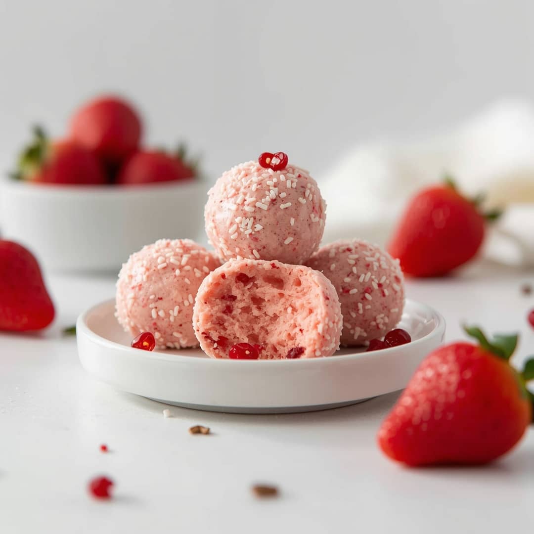 Strawberry Cake Balls