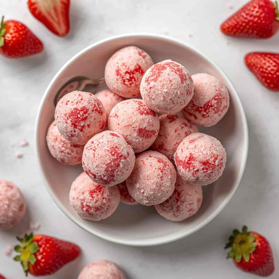 Strawberry Cake Truffles Recipe