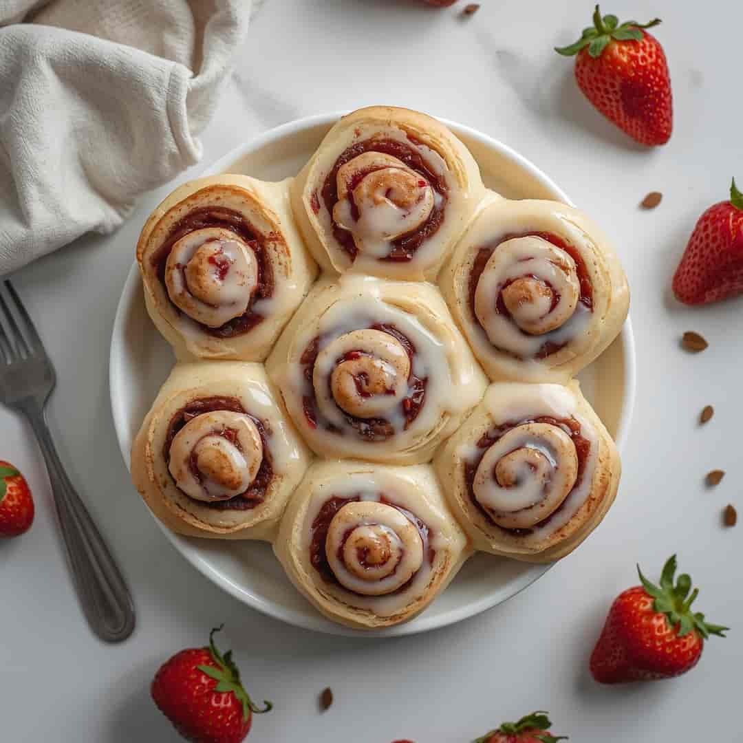 Strawberry Cinnamon Rolls