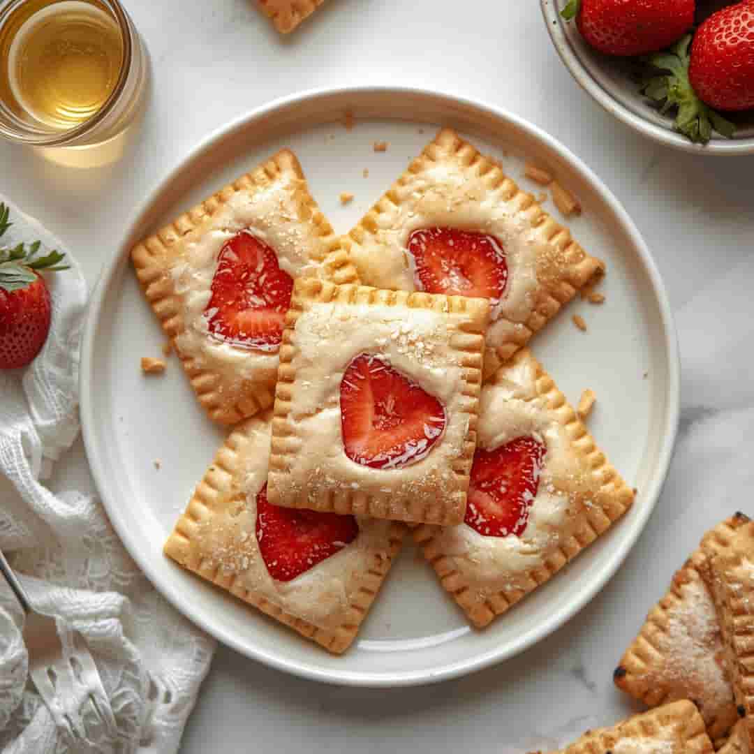 Strawberry Filled Pop Tart Cookies