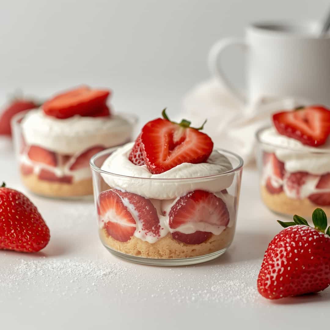 Strawberry Shortcake Dessert Cups