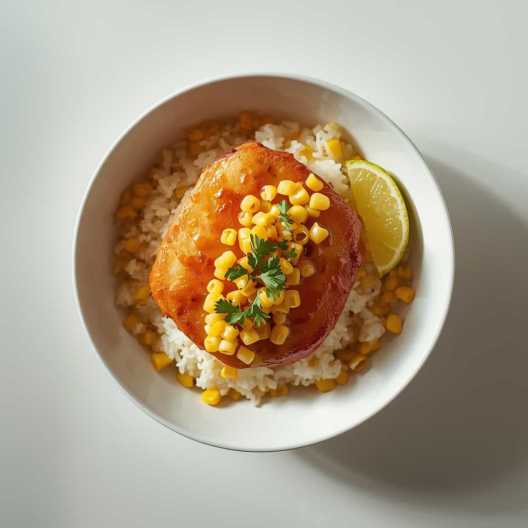 Street Corn Chicken Rice Bowl