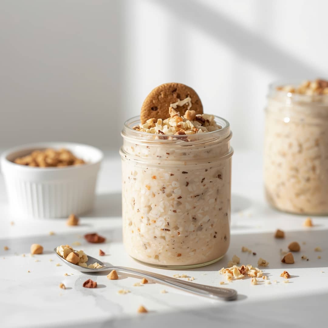 Sugar Cookie Protein Overnight Oats