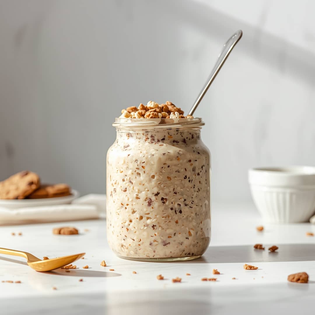 Sugar Cookie Protein Overnight Oats