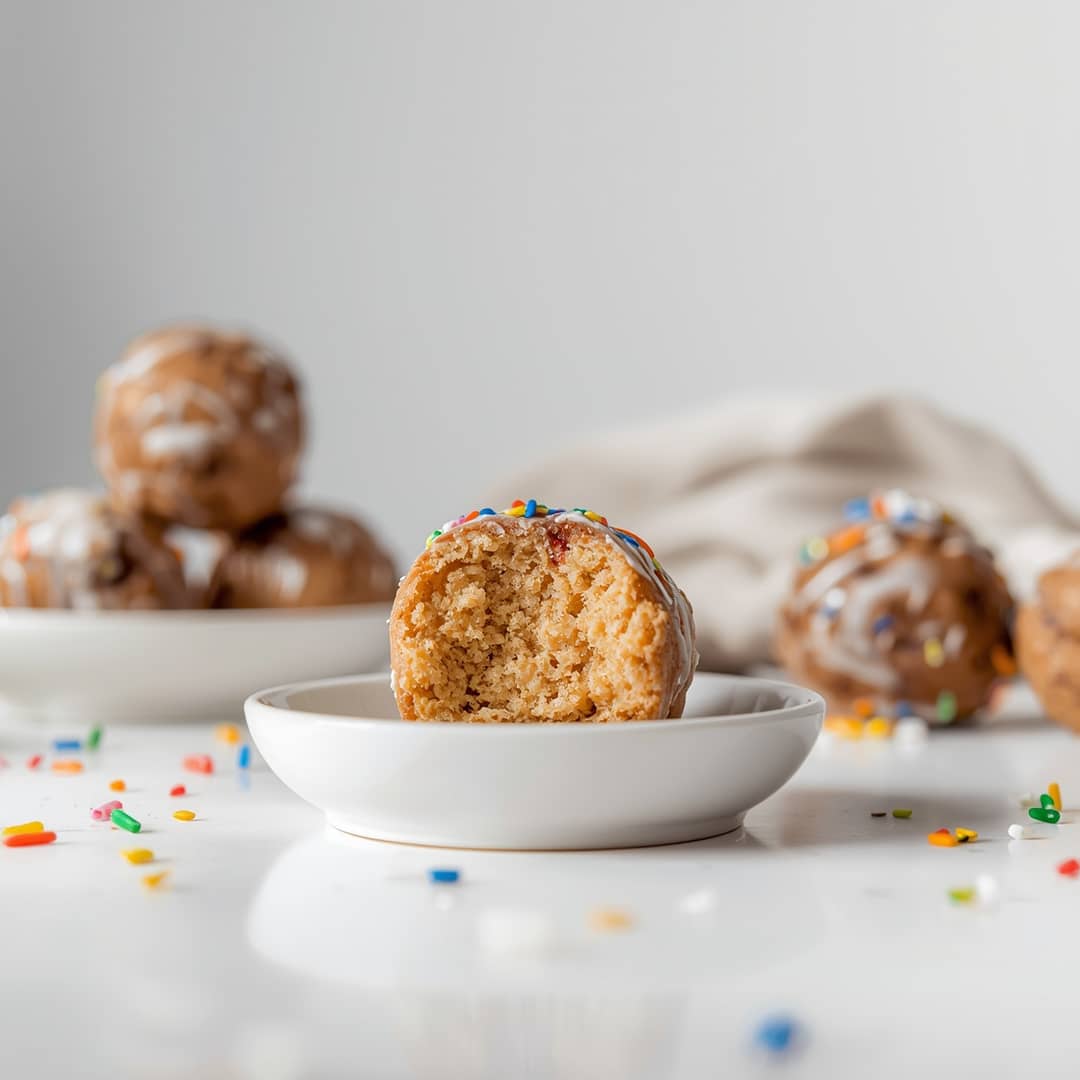 Super Easy Birthday Cake Protein Balls 2 Super Easy Birthday Cake Protein Balls