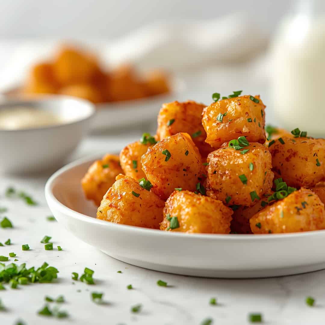 Two Ingredients Cottage Cheese Tots