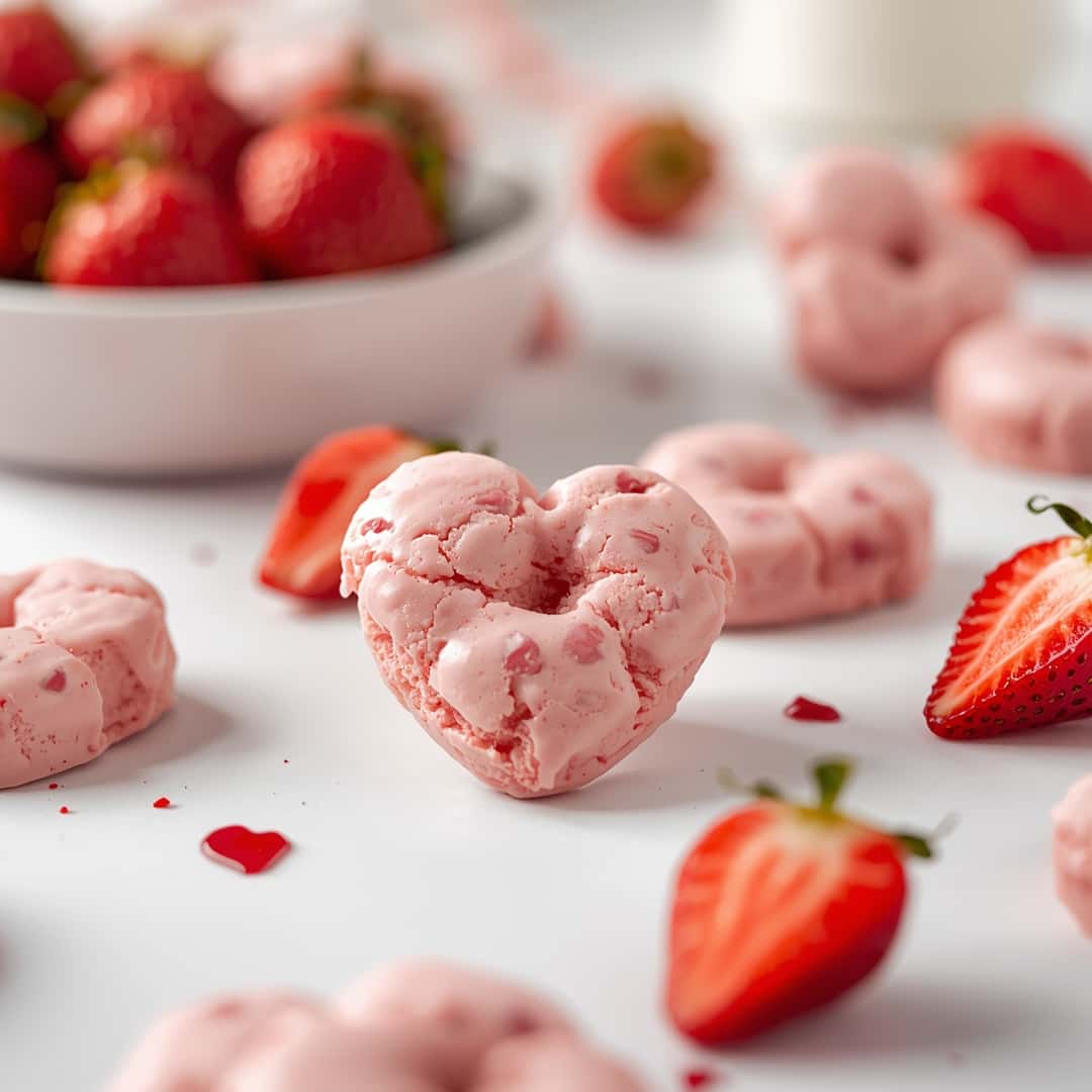 Valentine Strawberry Cookies