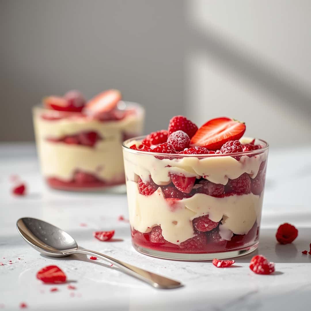 Valentine's Day Pudding Parfait