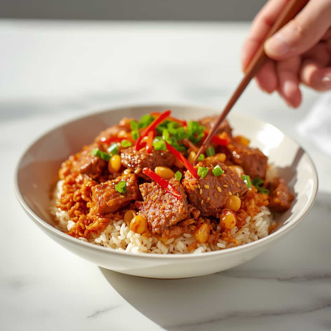 Bang Bang Fried Rice Spicy Beef Delight