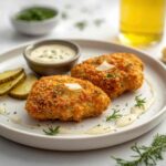 Best Crispy Dill Pickle Parmesan Chicken