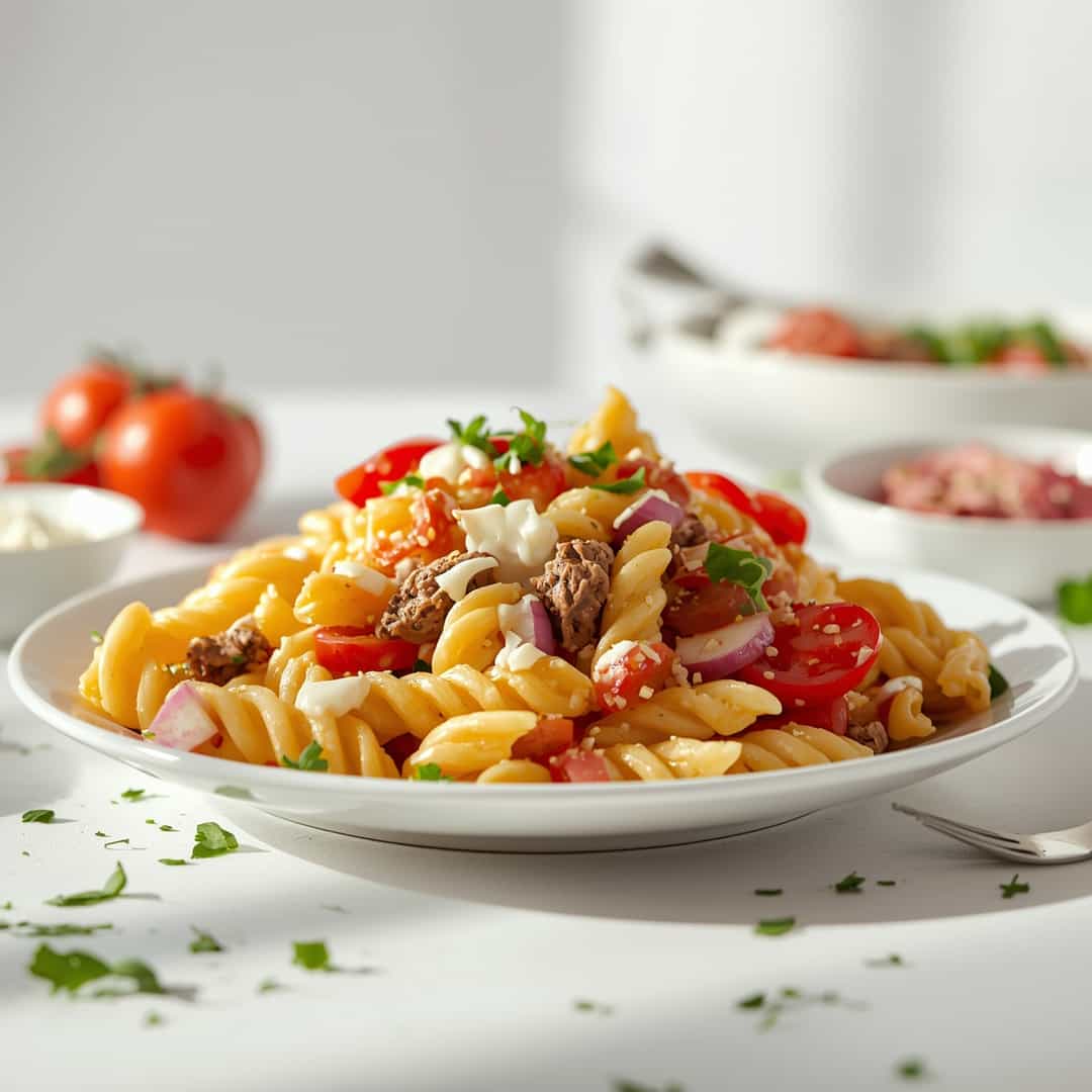 Big Mac Pasta Salad