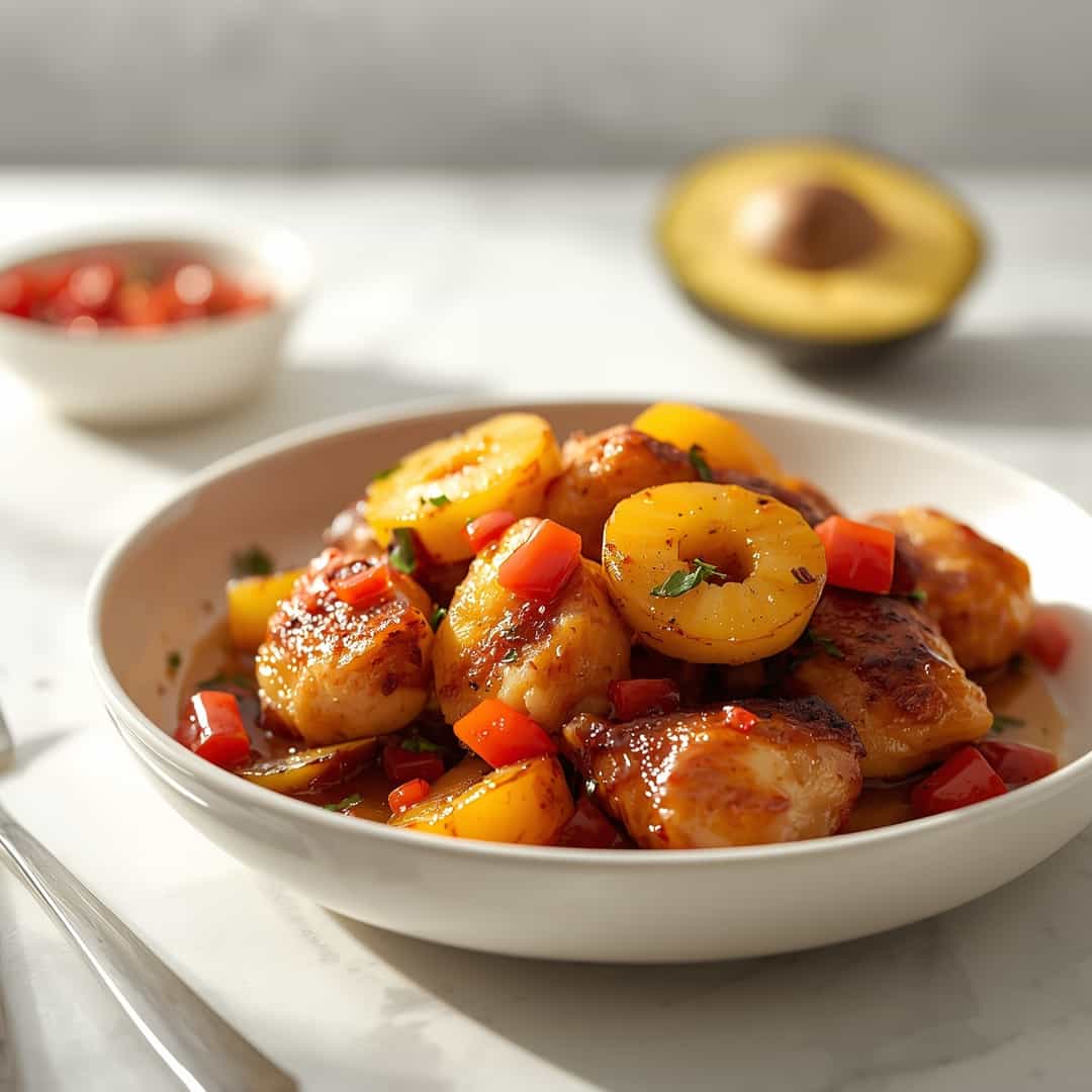 Brown Sugar Pineapple Chicken 2 Brown Sugar Pineapple Chicken