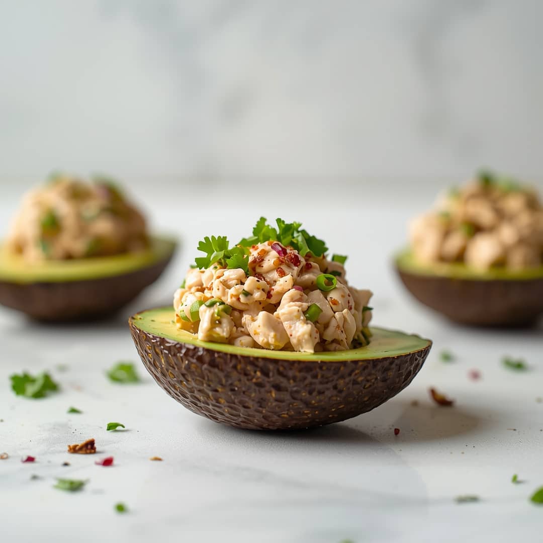 Chicken Salad Stuffed Avocado