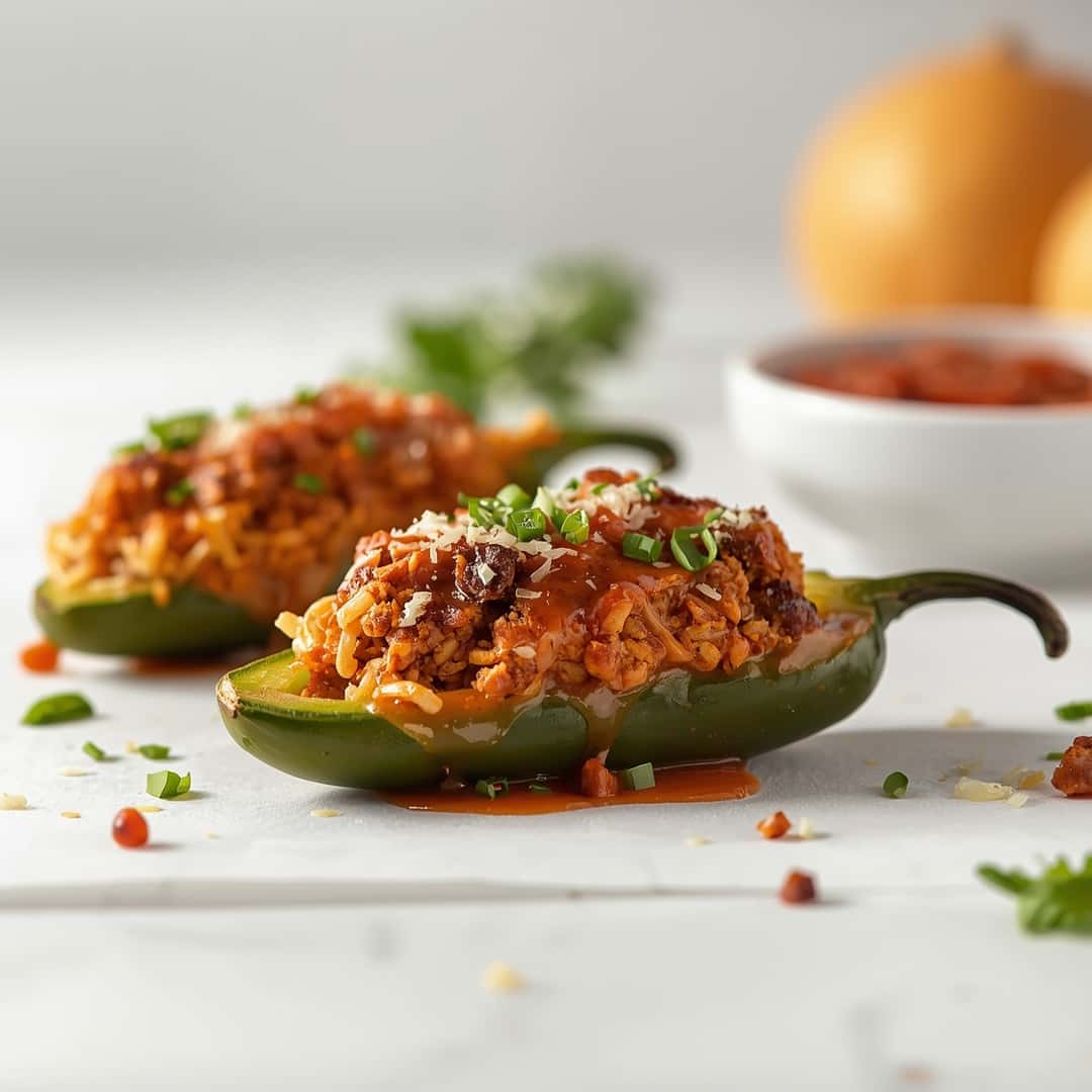 Chorizo Stuffed Jalapeno Poppers