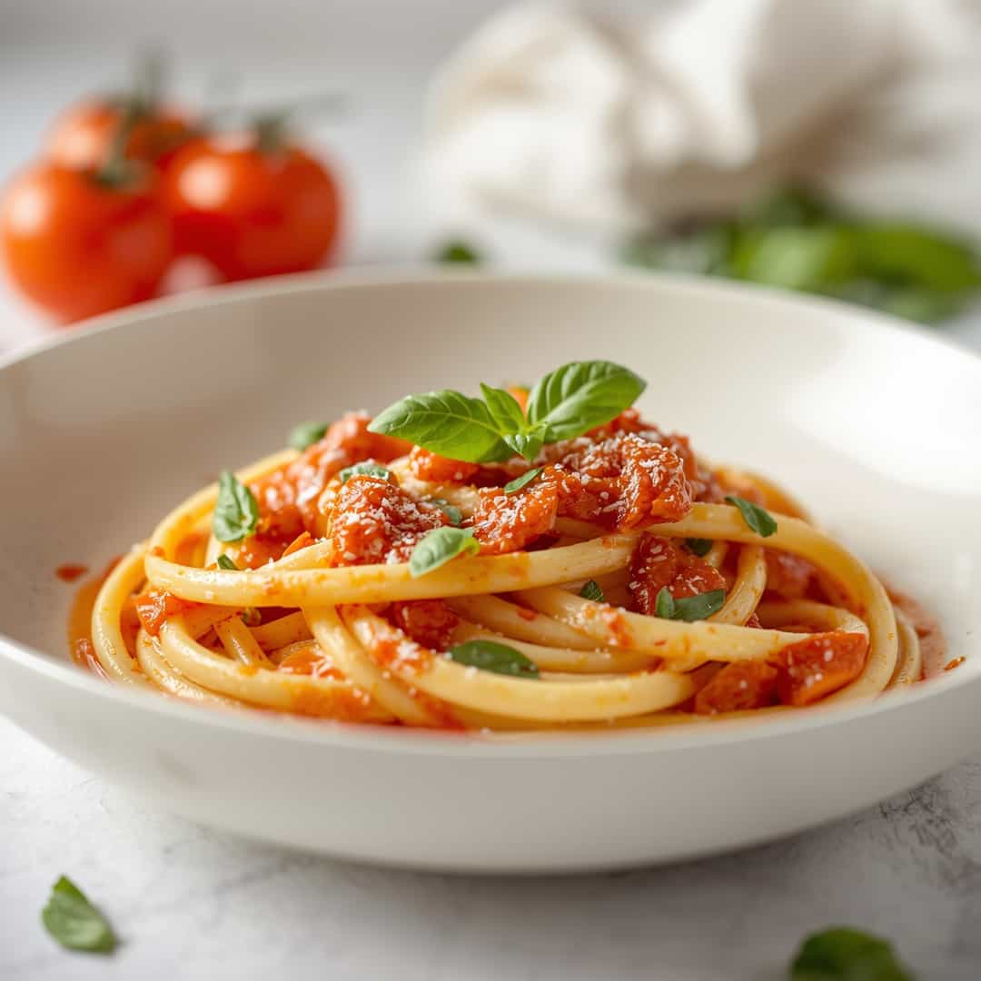 Creamy Basil Tomato Pasta