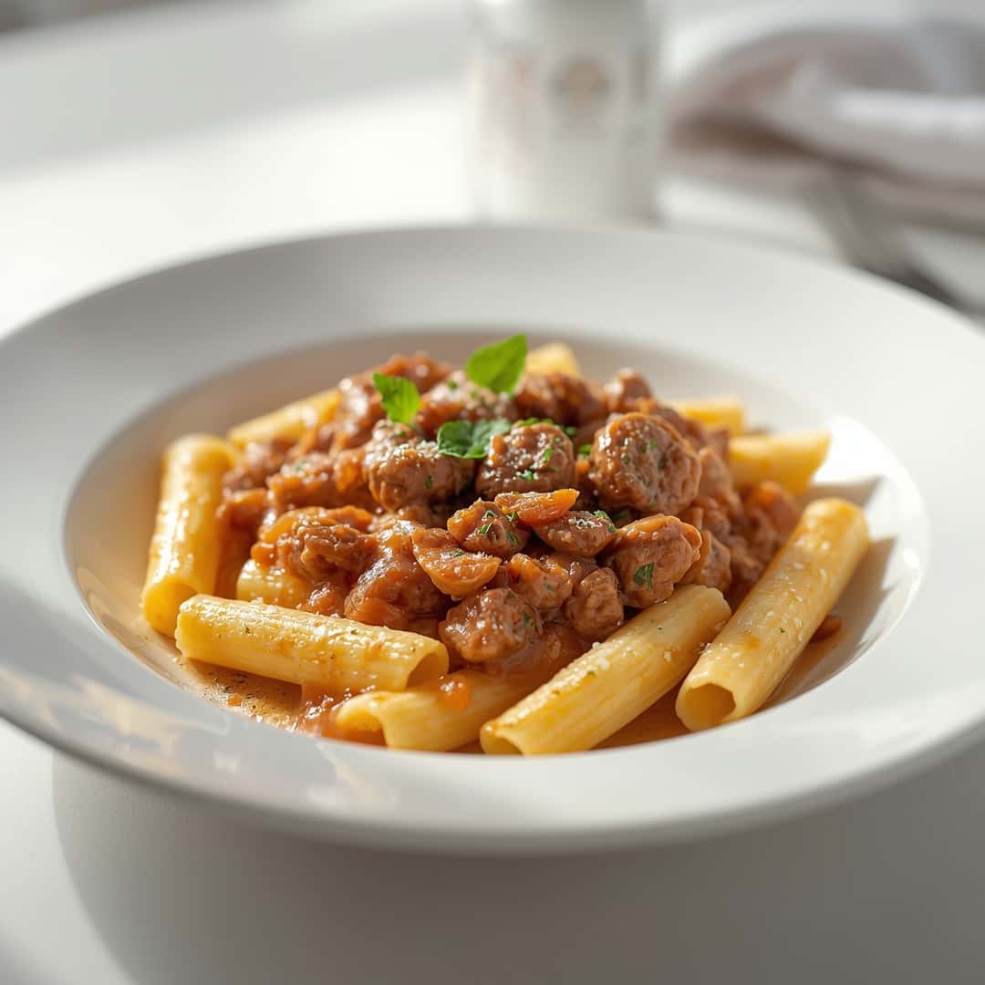 Creamy Sausage Rigatoni - Traditional Country Recipe