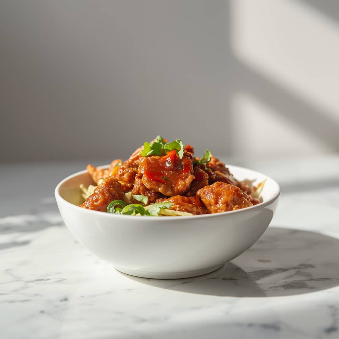 Crispy Bang Bang Chicken Bowl 2 Crispy Bang Bang Chicken Bowl