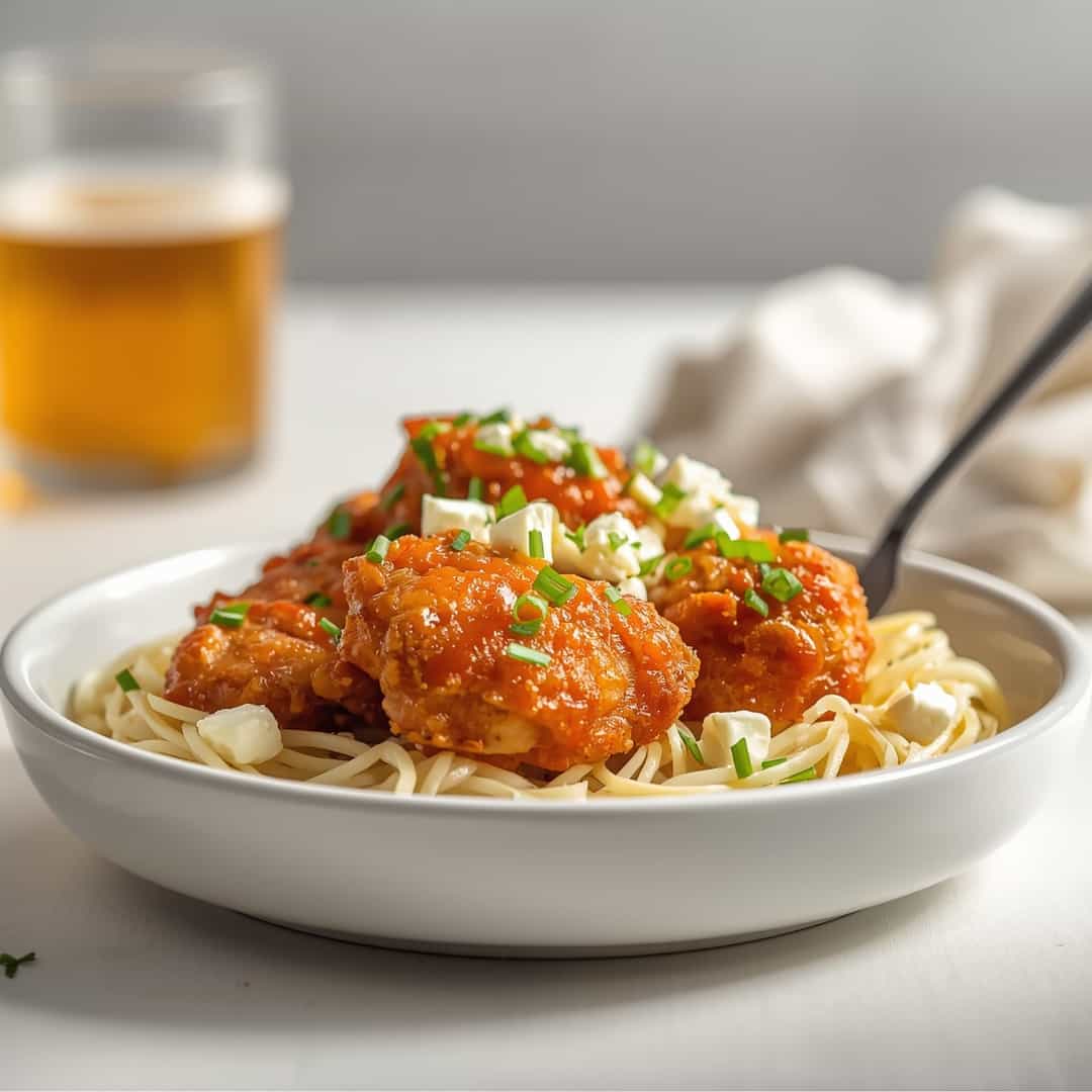 Crispy Hot Honey Feta Chicken