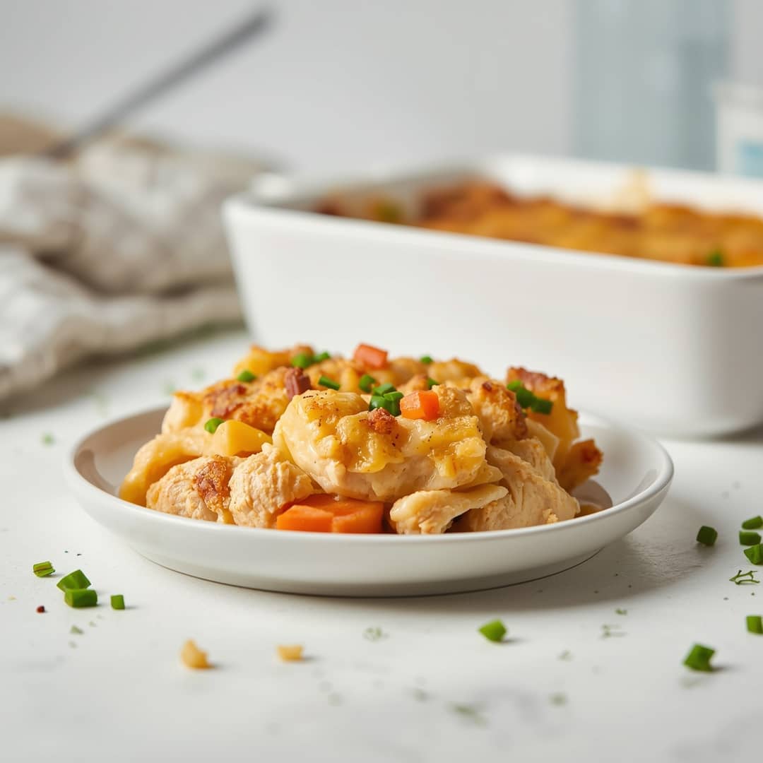 Easy Chicken Cobbler Casserole