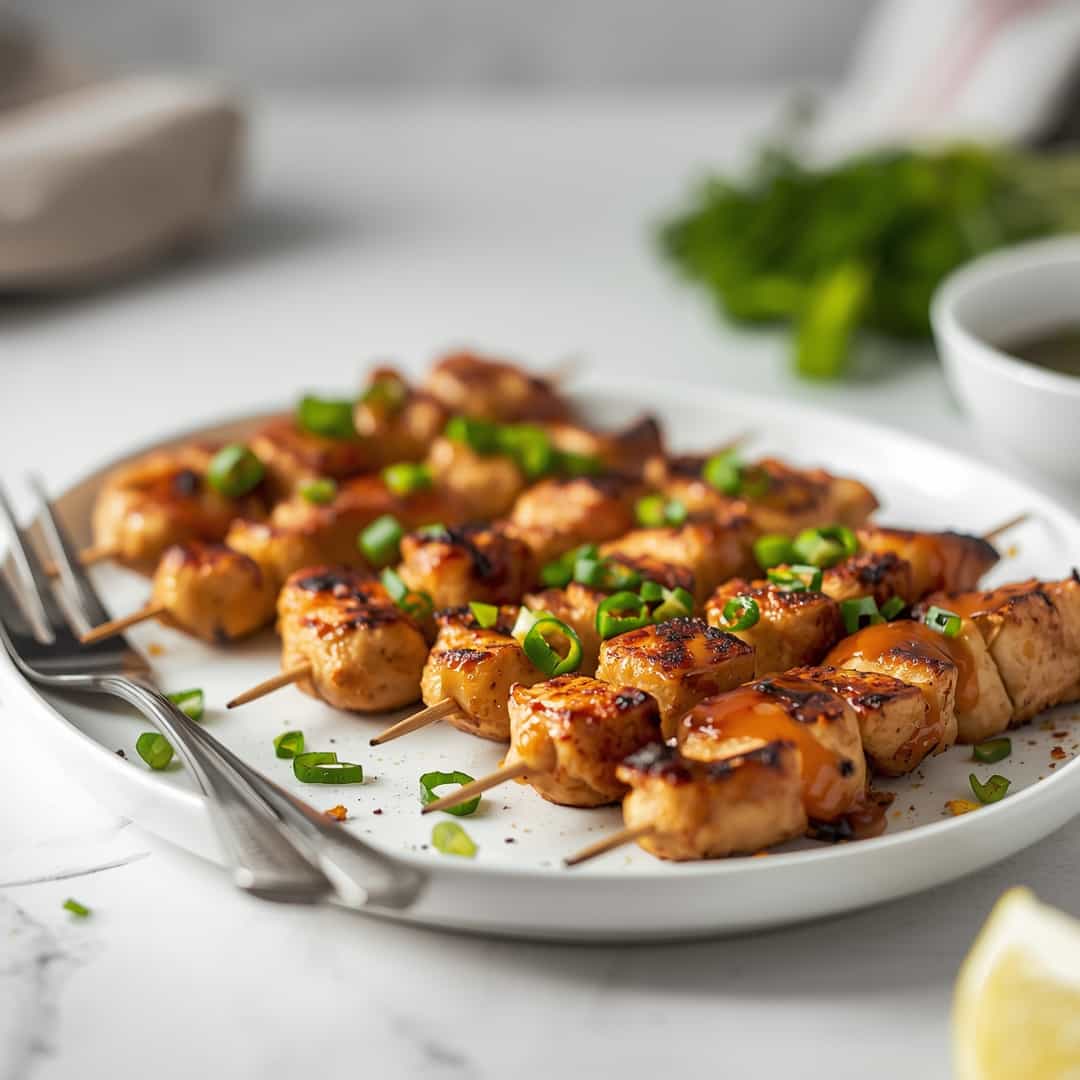 Easy Grilled Asian Chicken Skewers